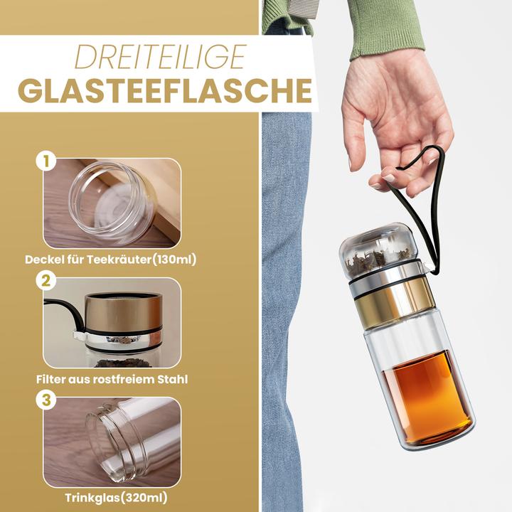 Produktbild Gewürzladen Näfels Drehbare Teeflasche (0.32 l)