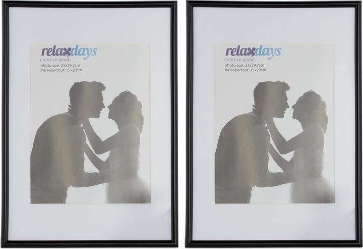 Productafbeelding Relaxdays 2x fotolijst (A4)