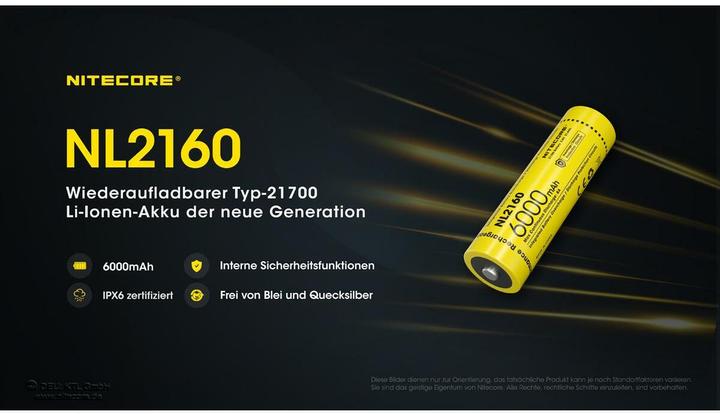 Produktbild Nitecore NL2160 (1 Stk., 21700, 6000 mAh)
