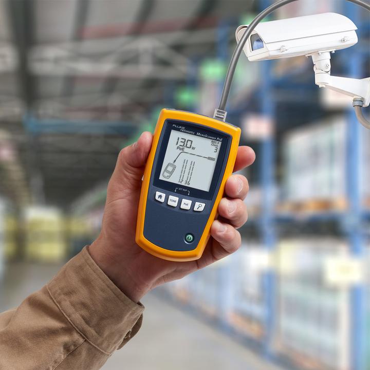 Produktbild Fluke Der PoETester MicroScanner der für den Verkabelungstechniker entwickelt wurde
