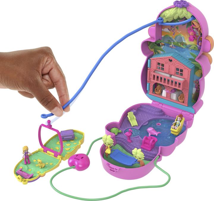Produktbild Polly Pocket Spielset Affenmama und Baby