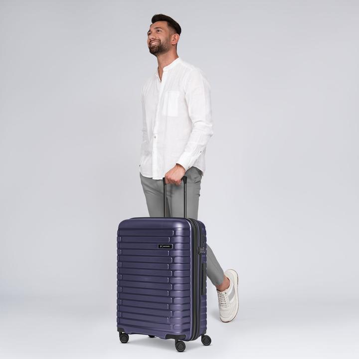 Produktbild Pactastic Collection 04 THE MEDIUM + 4 Rollen Trolley M 66 cm mit Dehnfalte (67 l, M (50 - 90l))