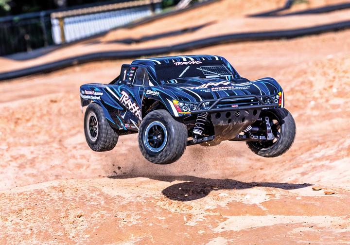 Actual product image Traxxas Slash 4x4 VXL Clipless blue 1/10 Short-Course RTR Brushless, HD, without battery and charger (RTR Ready-to-Run)