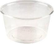 Actual product image Naturesse Dressingbaeger 90 ml Ø70x41 mm PLA bionedbrydelig Clear,20 x 100 pcs/box