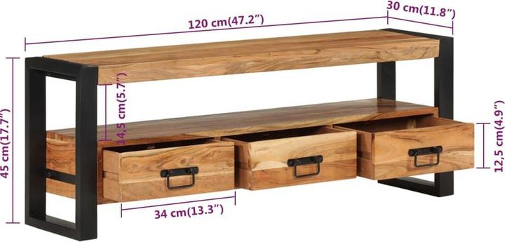 Produktbild VidaXL Ellie (120 x 30 x 45 cm)