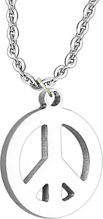 Image du produit Star Piercing Chaîne argent Pendentif Peace argent (sans laiton, Acier chirurgical 316L)