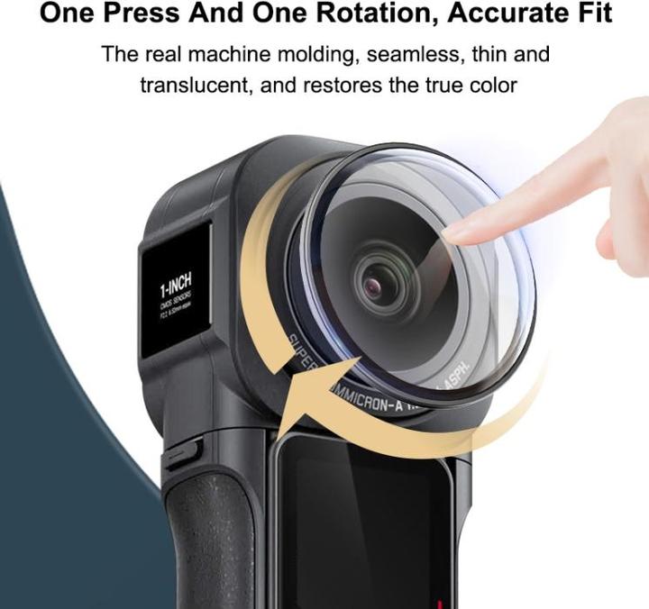 Actual product image Puluz Lens Guard PC Protective Cover for Insta360 ONE RS 1-Inch 360 Edition