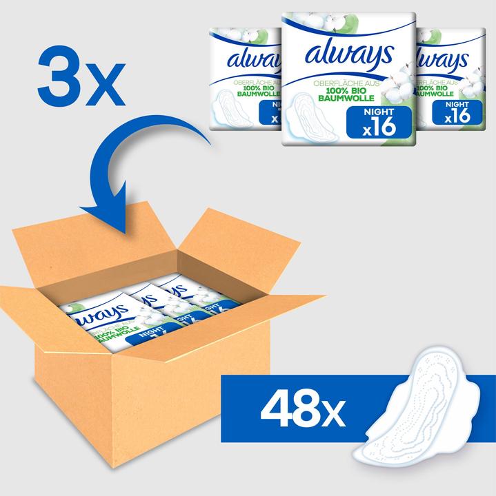 Immagine prodotto Always Cotton Protection (48 x, Assorbenti igienici)
