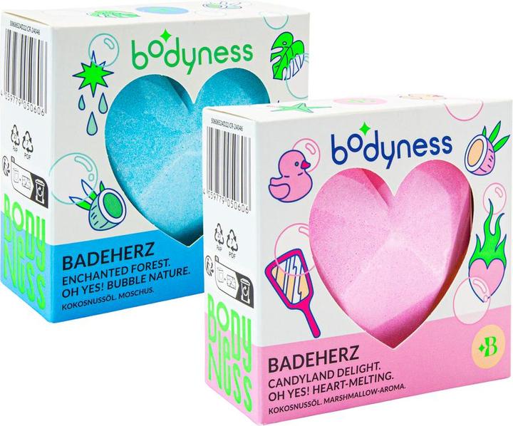 Image du produit Craze Coeur de bain Bodyness Assorti (Sel de bain)