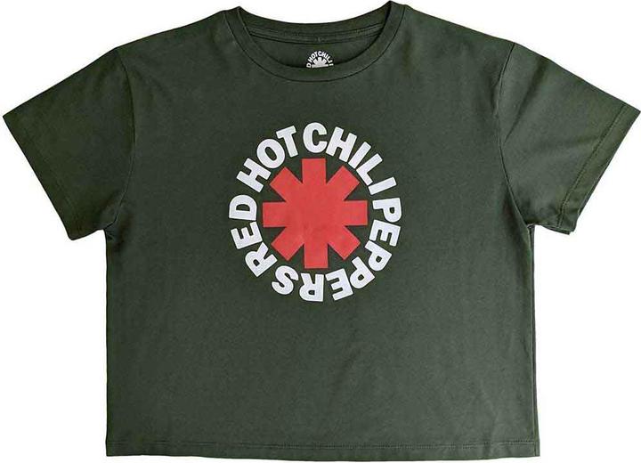 Red Hot Chili Peppers Classic Asterisk Crop Top (Girlie)