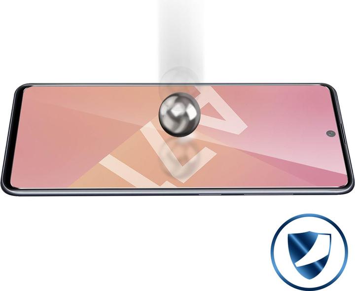 Actual product image Avizar Crystal clear film, glass screen protector (1 Piece, Samsung Galaxy A71)