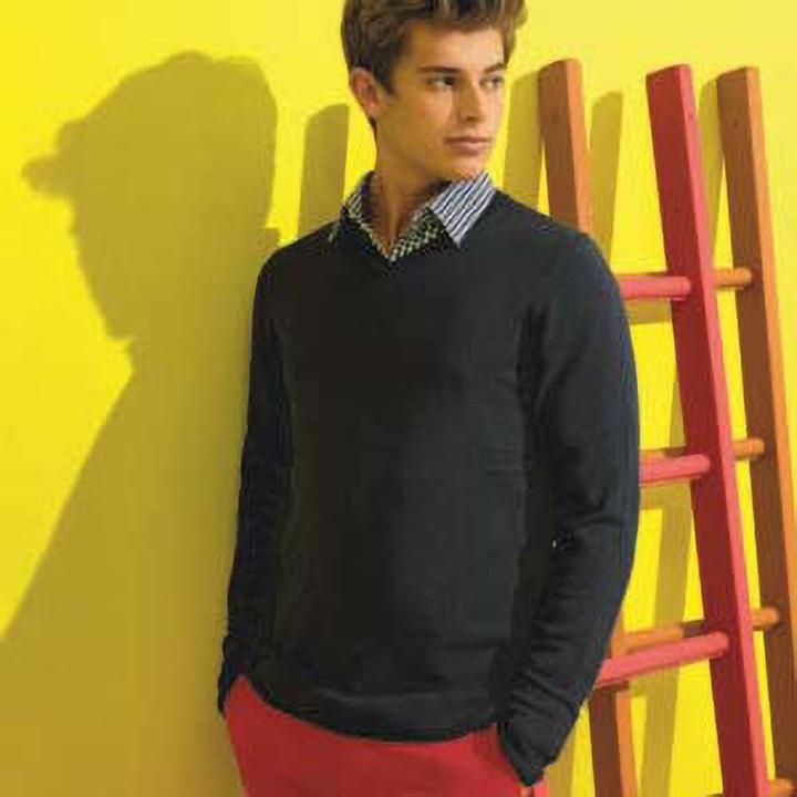 Actual product image Asquith & Fox Cotton rich V-neck jumper (3XL)