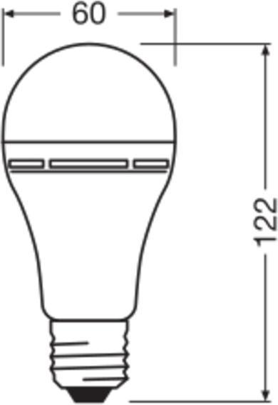 Actual product image Osram LED RECHARGEABLE LAMPS 8W 840 E27 (E27, 8 W, 806 lm, 6 x, F)