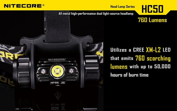 Actual product image Nitecore Hc50 (565 lm)