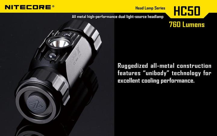 Actual product image Nitecore Hc50 (565 lm)