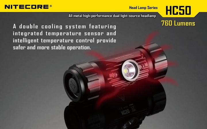 Actual product image Nitecore Hc50 (565 lm)