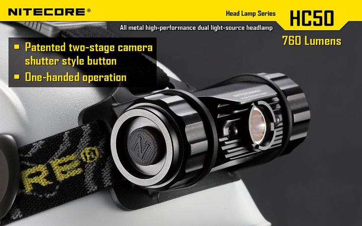 Actual product image Nitecore Hc50 (565 lm)