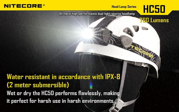 Actual product image Nitecore Hc50 (565 lm)
