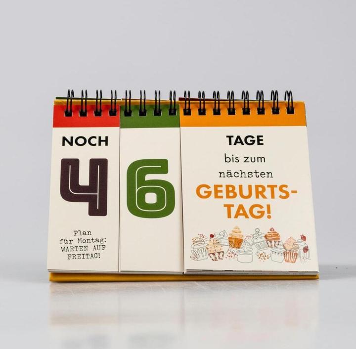Image du produit Calendrier à rebours pour le bureau (Couverture rigide, Allemand)