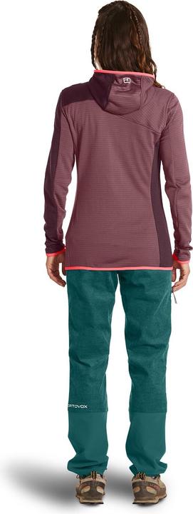 Actual product image Ortovox Women's Fleece Light Grid Hooded Jacket (XS)