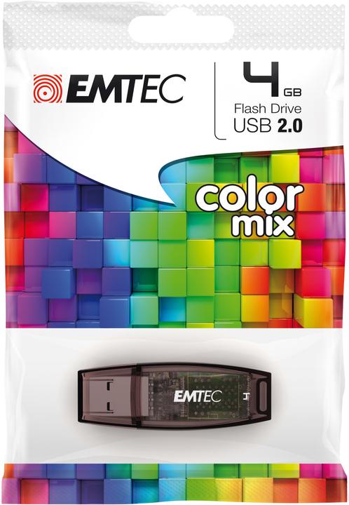 Image du produit Emtec C410 Color Mix (4 Go, USB-A)