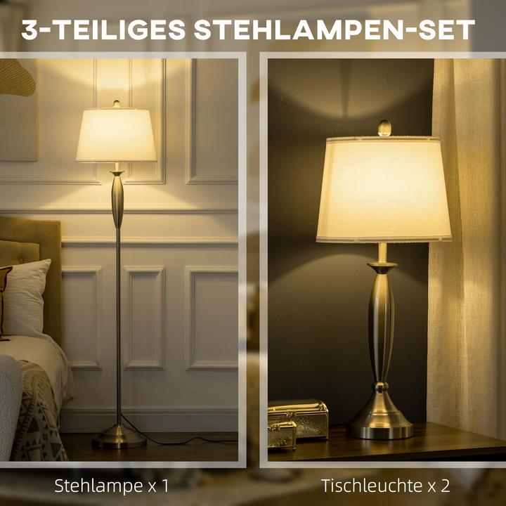 Image du produit Homcom Ensemble de lampadaires avec douille E27 (E27)