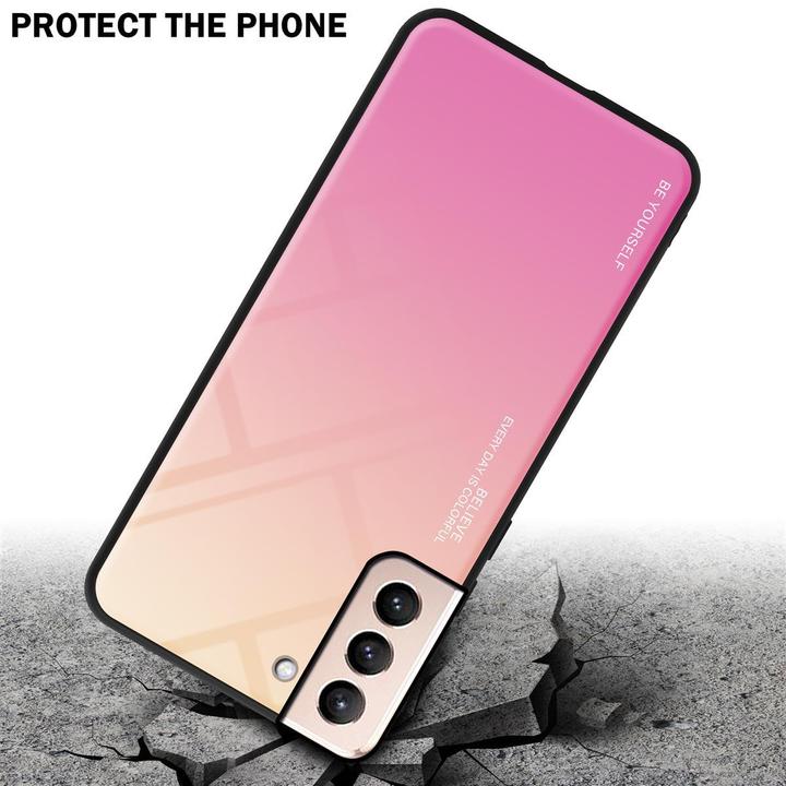 Actual product image Cadorabo TPU 2 colors glass cover (Samsung Galaxy S21+)