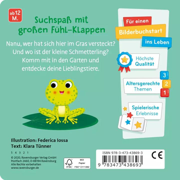 Productafbeelding Ravensburger Waar ben je, kleine vlinder? (Duits)