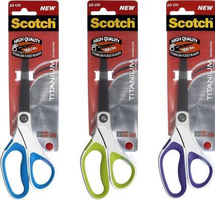 Actual product image Scotch Scissors titanium 20 cm assorted (20 cm)