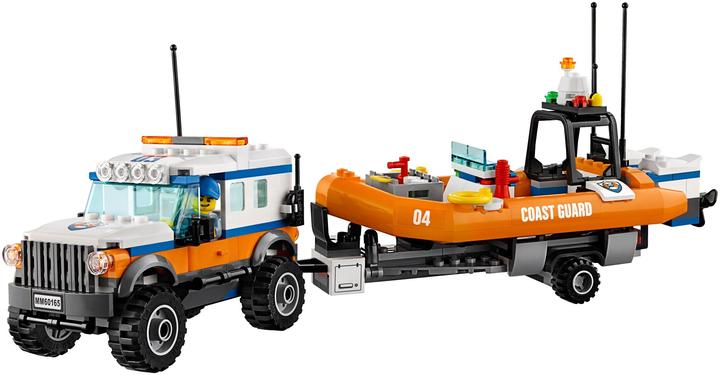 Produktbild LEGO Geländewagen mit Rettungsboot (60165, LEGO City)