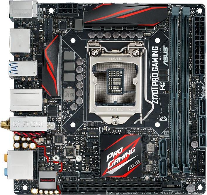Actual product image ASUS Z170i Pro Gaming (LGA 1151, Intel Z170, Mini-ITX)