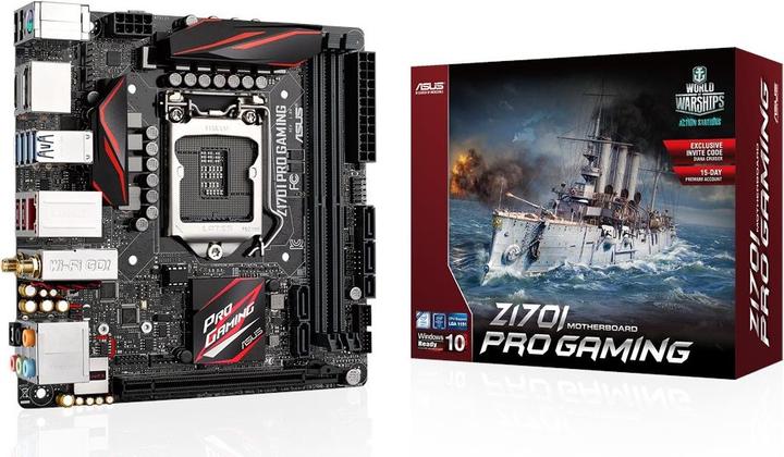 Actual product image ASUS Z170i Pro Gaming (LGA 1151, Intel Z170, Mini-ITX)