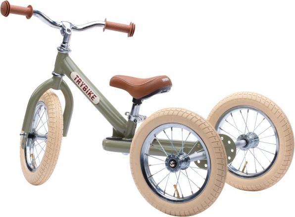 Produktbild Trybike Laufrad 2 in 1 vintage, green matt (12")