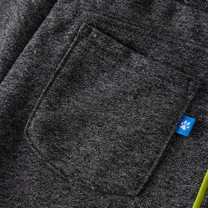 Actual product image VidaXL Children's tracksuit bottoms grey melange 92,Material: 80 (92)