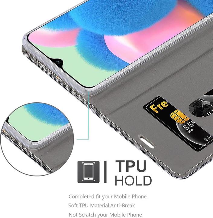 Produktbild Cadorabo Book Jeans Optik Cover (Samsung Galaxy A30s, Samsung Galaxy A50s)