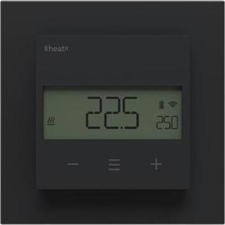Produktbild Heatit HEAE4512691 - Z-Temp3 Battery-operated Thermostat 800 series (Black Matt)