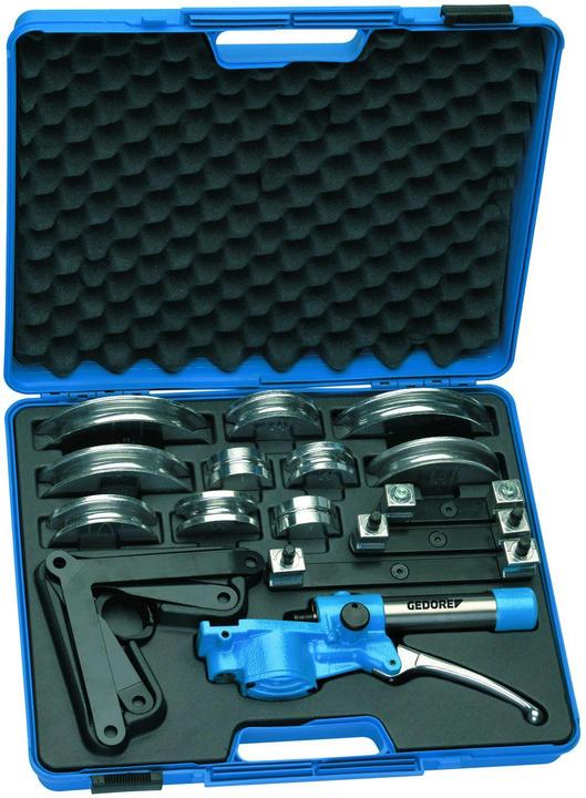 Actual product image Gedore 245611 Hand tube bender set, hydraulic, 11 pieces (18 mm)