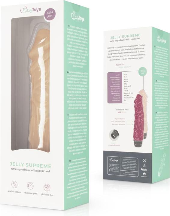 Image du produit Easytoys Jelly Supreme - Vibromasseur réaliste