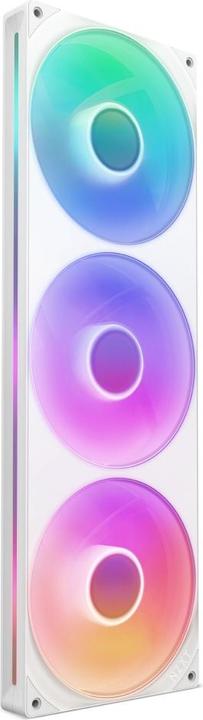 Produktbild NZXT F420RGB Core (single frame 420mm fan) - White - Kabinet kler - Hvid med RGB - 34 dBA (420 mm, 1 x)