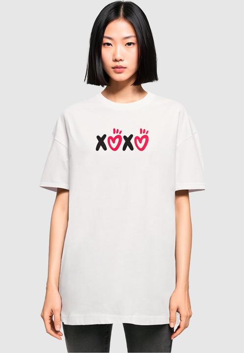 Actual product image Merchcode Ladies Valentines Day - XOXO Oversized Boyfriend Tee - 118345 (4XL)