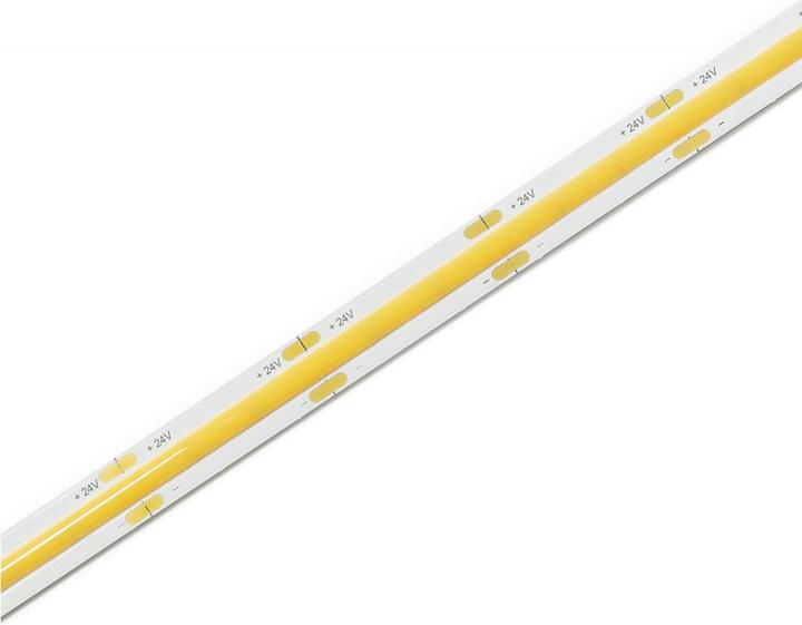 Image du produit L&S Bandes de LED COB 12 / 24 V (Blanc froid, 600 cm, Intérieur)