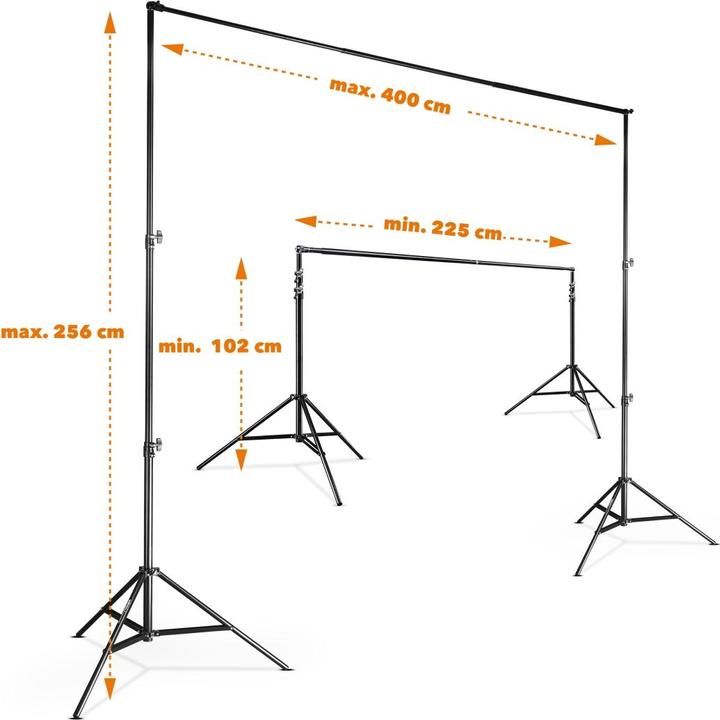 Actual product image Walimex Telescope background system 2.25-4m (400 cm, 256 cm)