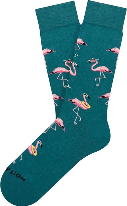 Jimmy Lion socken funky flamingo