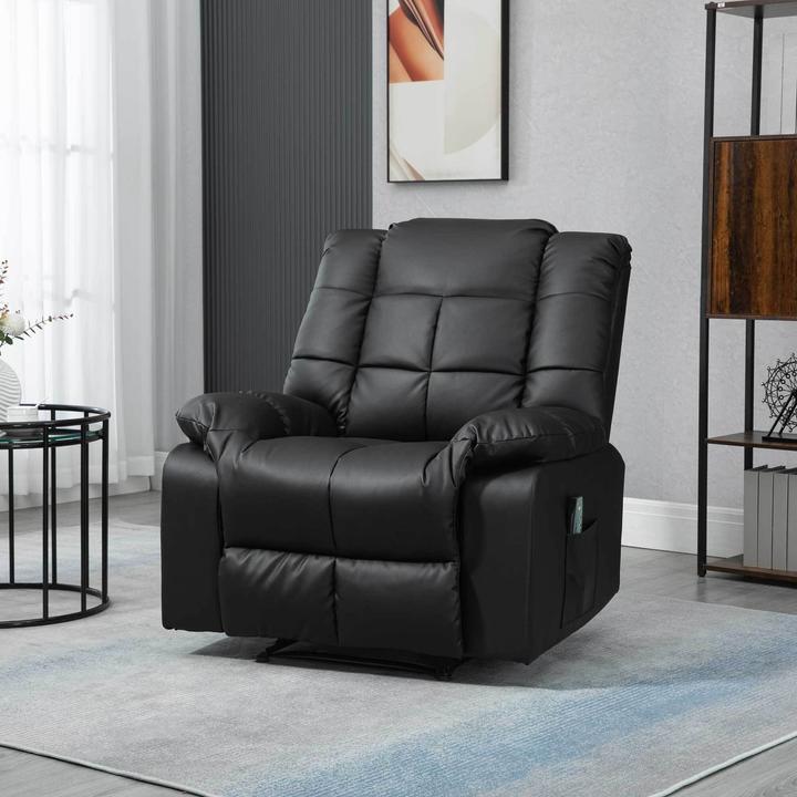 Immagine prodotto Homcom Sedia per massaggi con funzione reclinabile e telecomando