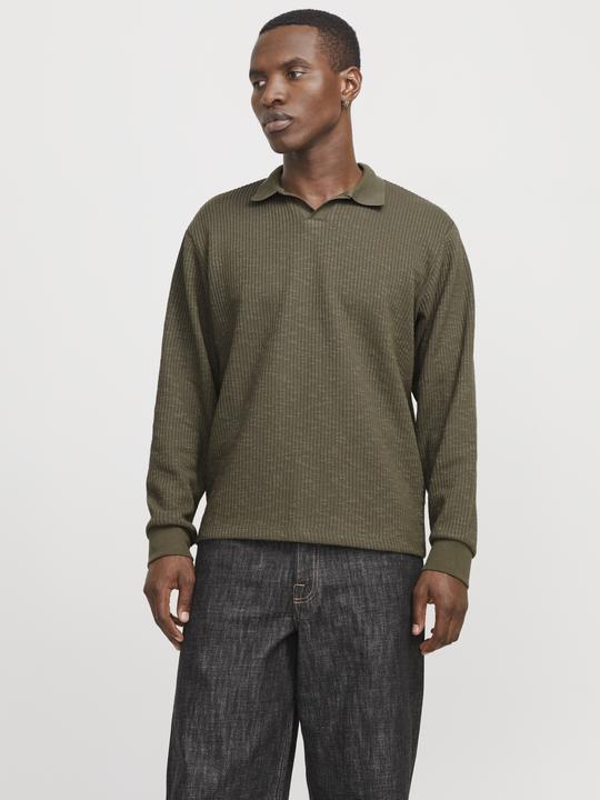 Actual product image Jack & Jones Jorwinter Ottoman Split Neck Styd Aw24 (S)