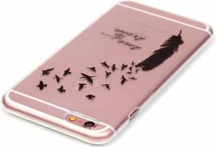 Immagine prodotto Ueli Express iPhone 6s / 6 Super Slim custodia in gomma TPU con piume (Apple iPhone 6s, Apple iPhone 6)