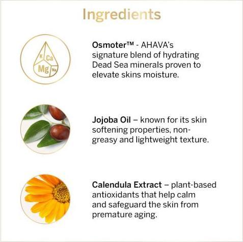 Actual product image Ahava DEAD SEA OSMOTER CONCENTRATE SUPREME HYDRATION Cream - Blue Light Defender (50 ml, Day cream)