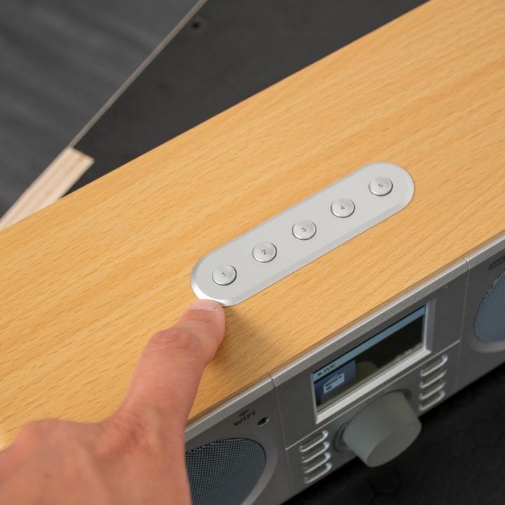 Productafbeelding Lenco DIR-141 (FM, DAB+, PLL, VHF, Internet radio, Bluetooth, WiFi)