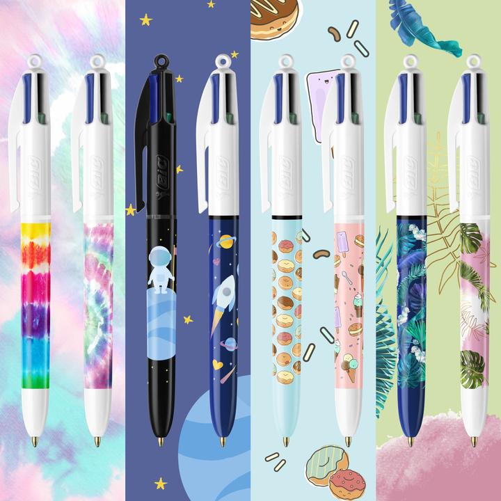 Image du produit Bic Clip pour stylo à bille (Multicolore, 8 x)