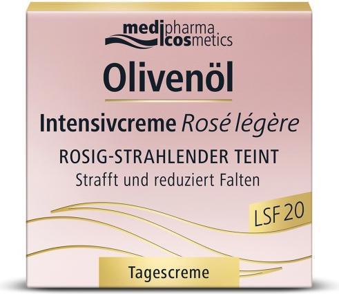 Medipharma cosmetics Olivenöl Intensivcreme Rosé légère Tagescreme LSF 20, 50 ml Creme (50 ml, Tagescreme, SPF 20)
